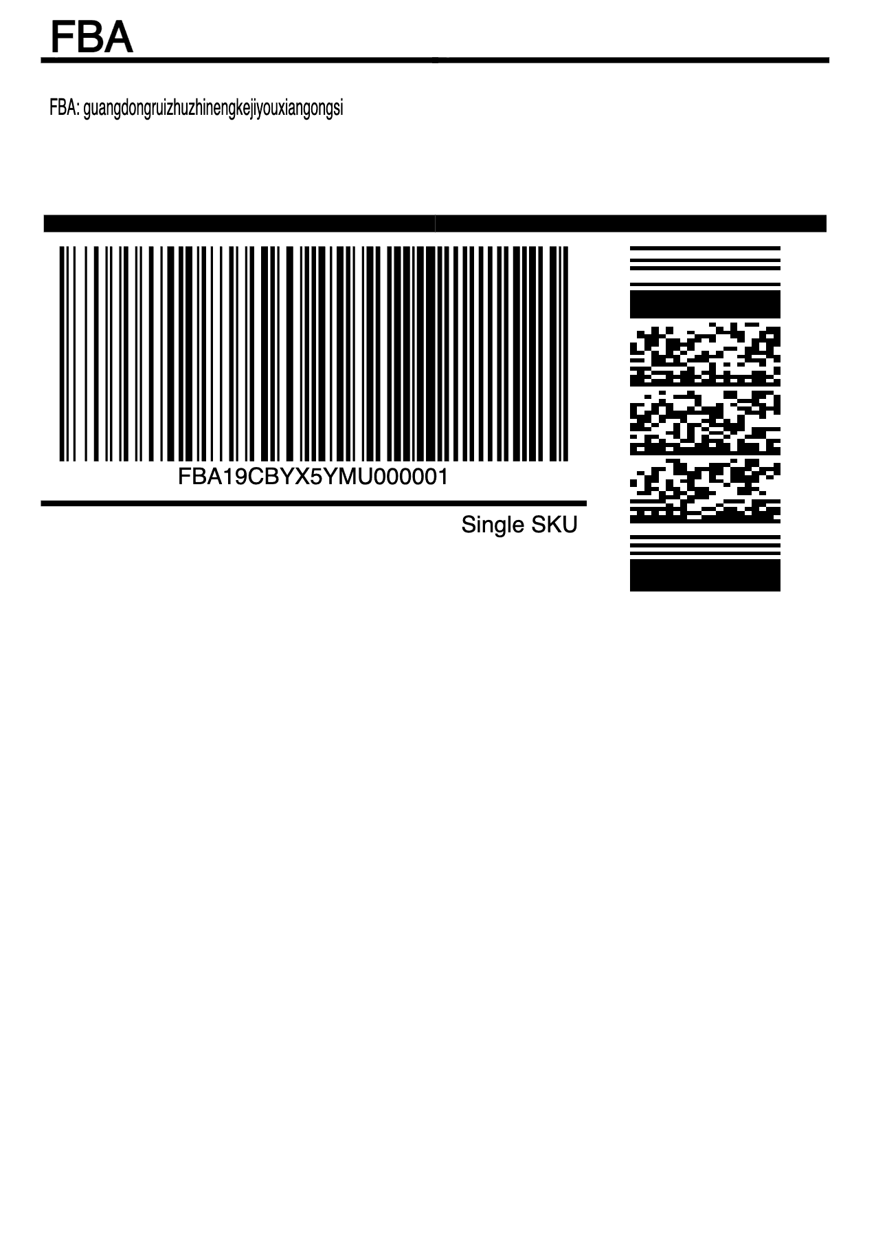 Label before cropping